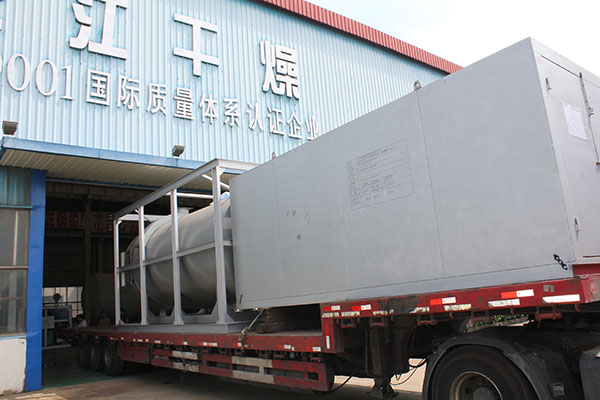 中鐵公司出口剛果大型閃蒸干燥機(jī)2